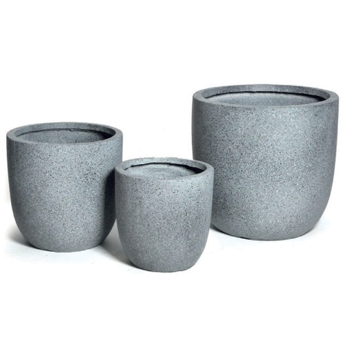 GRANITO LIGHTWEIGHT FLOWER POTS