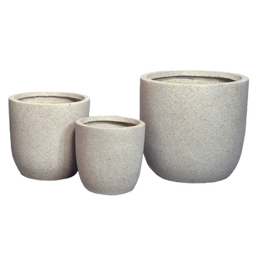 GRANITO LIGHTWEIGHT FLOWER POTS