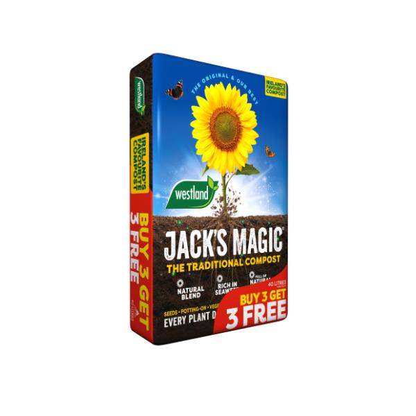 JACKS MAGIC COMPOST 40L - BUY 3 & GET 3 FREE