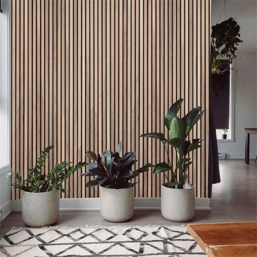 Acoustic Wall Panel - Rustic Oak 2.4m X 605mm
