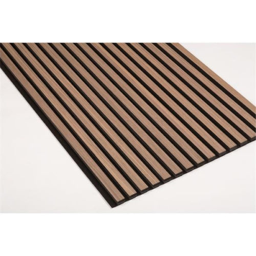 Acoustic Wall Panel - Walnut 2.4m X 605mm