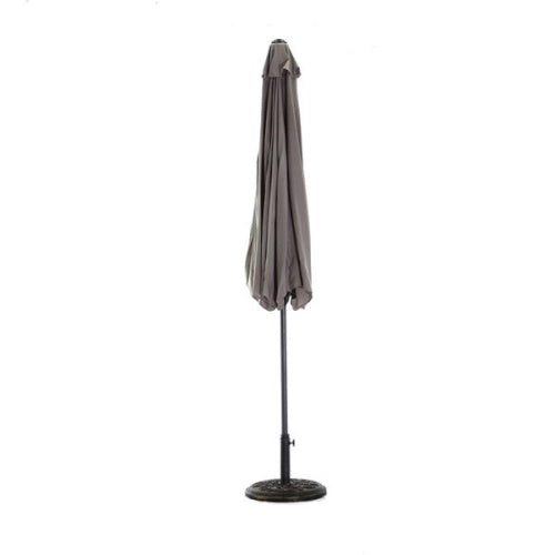 GREY CRANK & TILT PARASOL 3M WITH CRANK