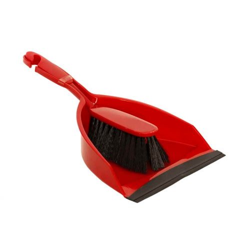 DUSTPAN & BRUSH SET RED