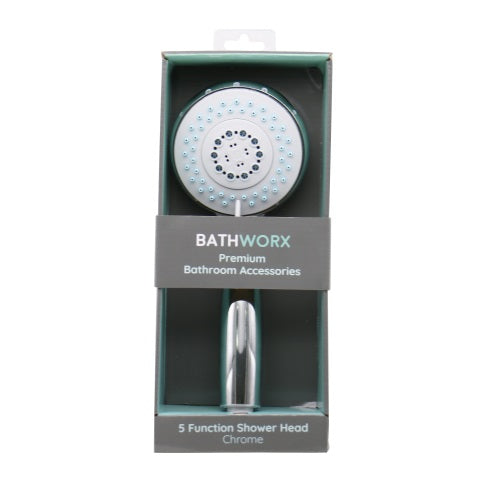 BATHWORX 5 MODE SHOWER HEAD CHROME