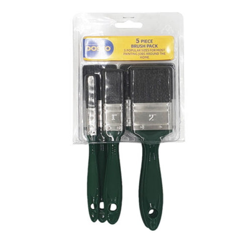 5PC PAINTBRUSH SET CLAMP PACK