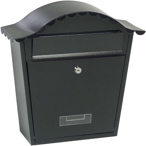 MANOR TRADITIONAL POST BOX - BLACK