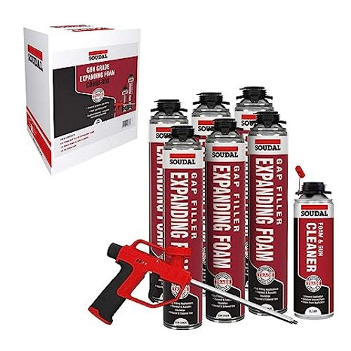 SOUDAL GUN FOAM COMBI KIT