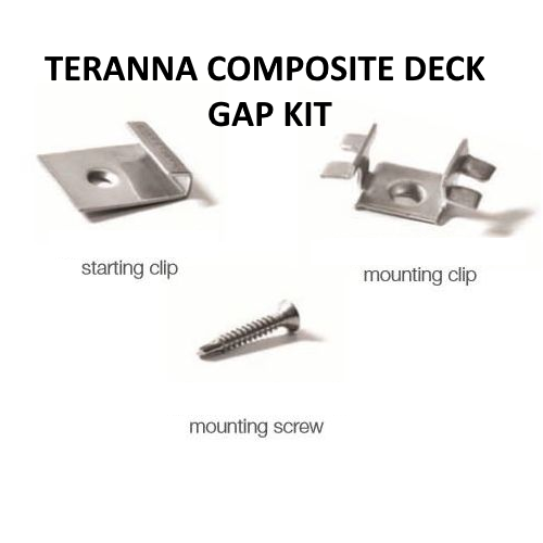 TERANNA COMPOSITE DECKING 10M2 GAP KIT