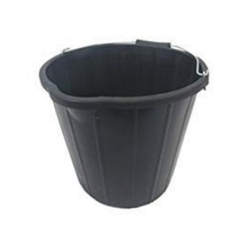 BLACK PVC BUCKET 3 GALLON