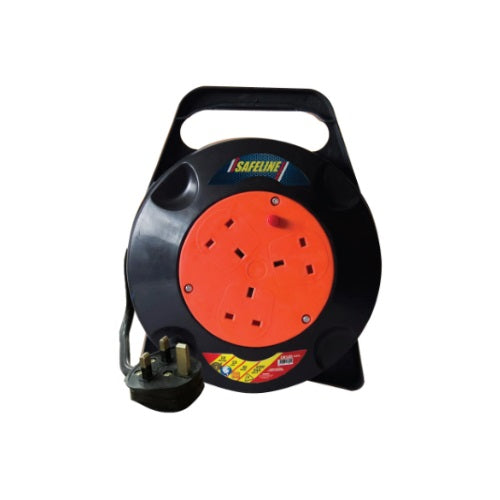 SAFELINE 10M 240V 3 GANG CABLE REEL