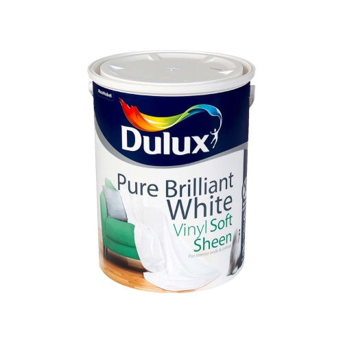 DULUX VINYL SOFT SHEEN - PURE BRILLIANT WHITE