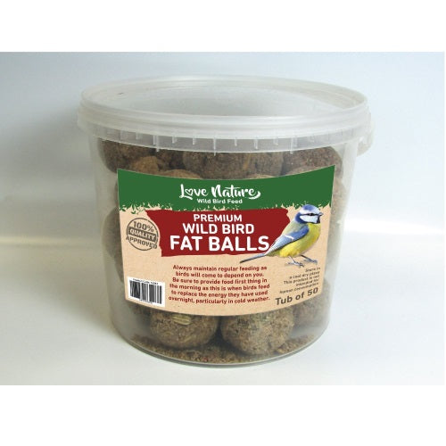 WILD BIRD FAT BALLS 50PC BUCKET