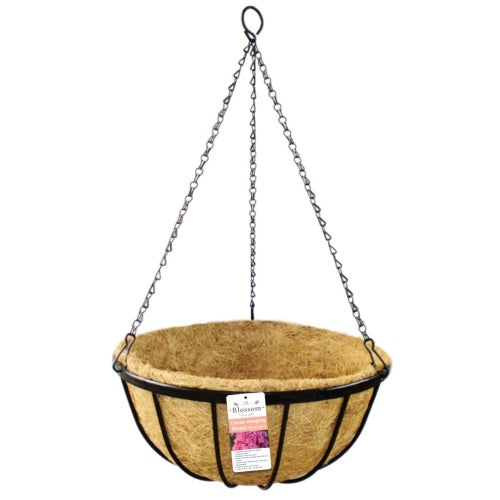 HANGING BASKET 16" BLACK