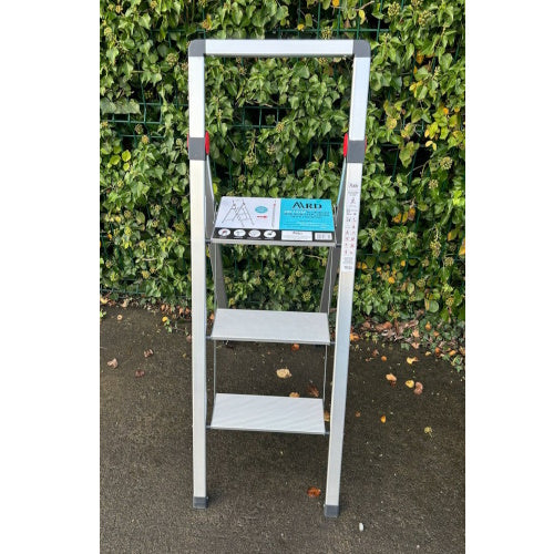 ARD 3 STEP SLIM STEP LADDER WITH HANDRAIL