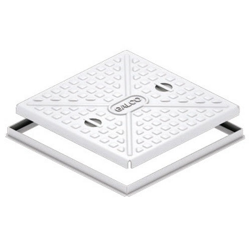 GALVANISED MANHOLE COVER & FRAME - 5 TON