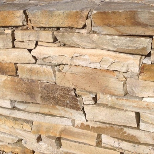 GOLDEN QUARTZ STONE WALLING