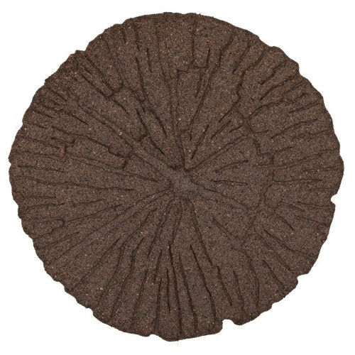 CRACKED LOG RECYCLED STEPPING STONE - BROWN