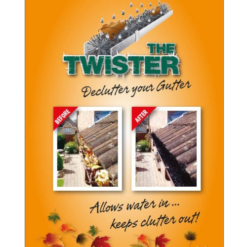 GUTTER BRUSH WHITE 4M