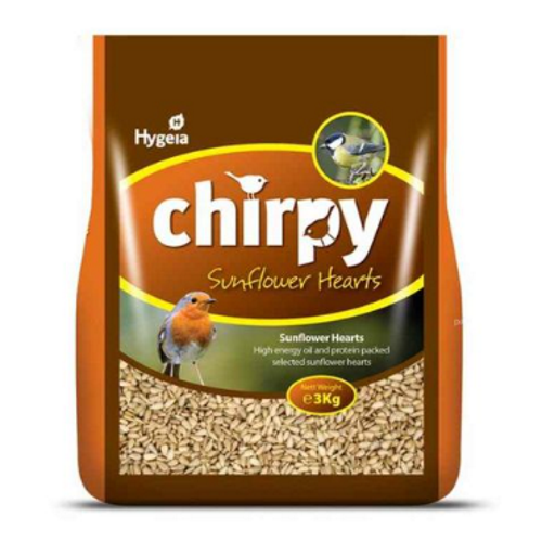 CHIRPY SUNFLOWER HEARTS 3KG