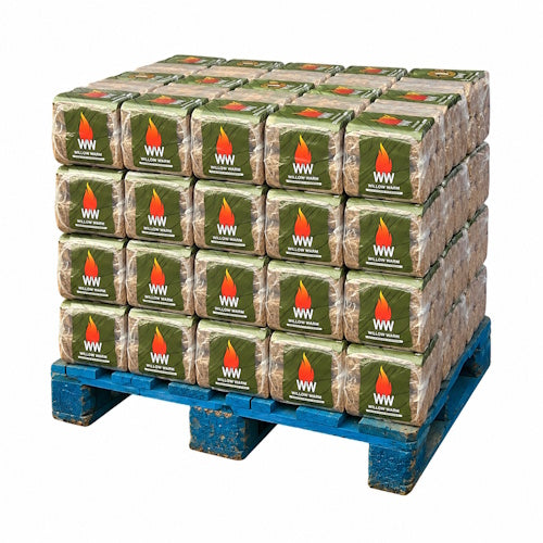 50 X Willow Warm Wood Briquettes