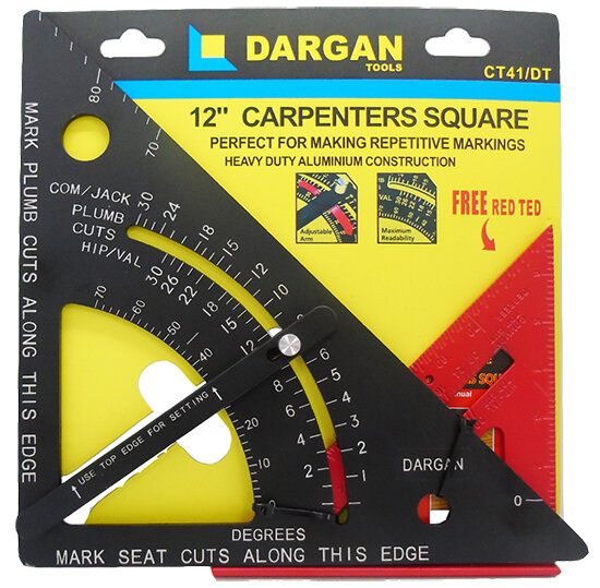 DARGAN 12 INCH CARPENTERS SQUARE