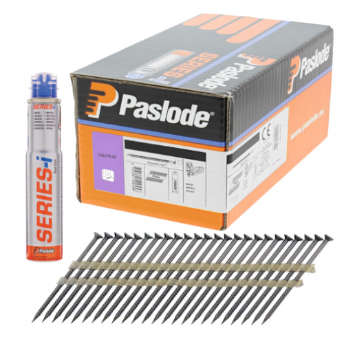 PASLODE NAILSCREW 2.8X50MM GALV + 1 GAS