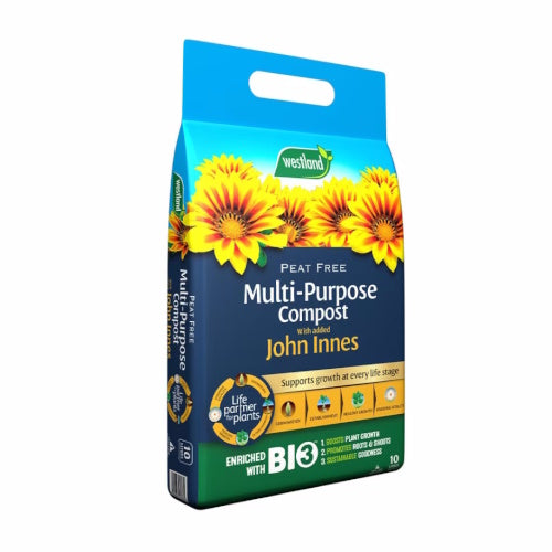 10L WESTLAND PEAT FREE COMPOST WITH JOHN INNES