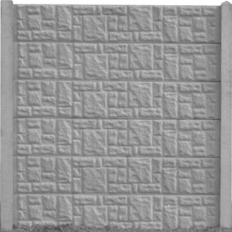 Concrete Gravel Board - Rockface