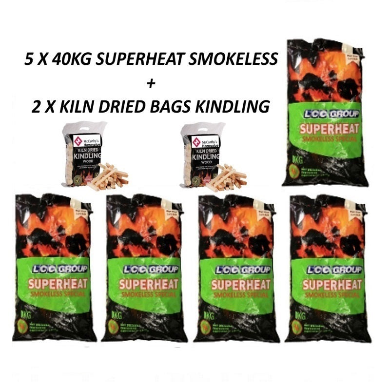 5 SUPERHEAT & 2 KINDLING