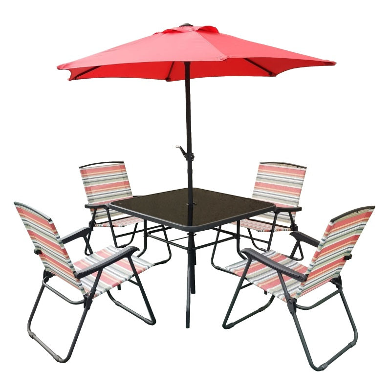 FOUR SEATER STRIPE SET