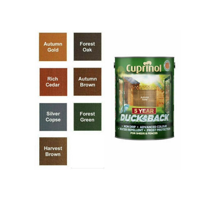 CUPRINOL DUCKSBACK 5 YEAR WOODSTAIN