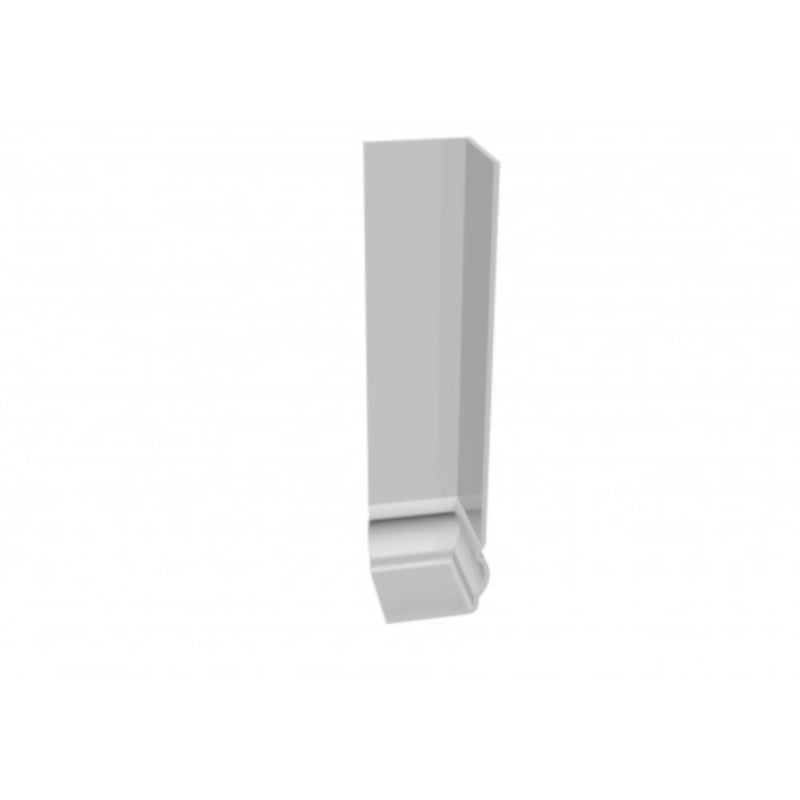 Ogee Fascia Corner - White