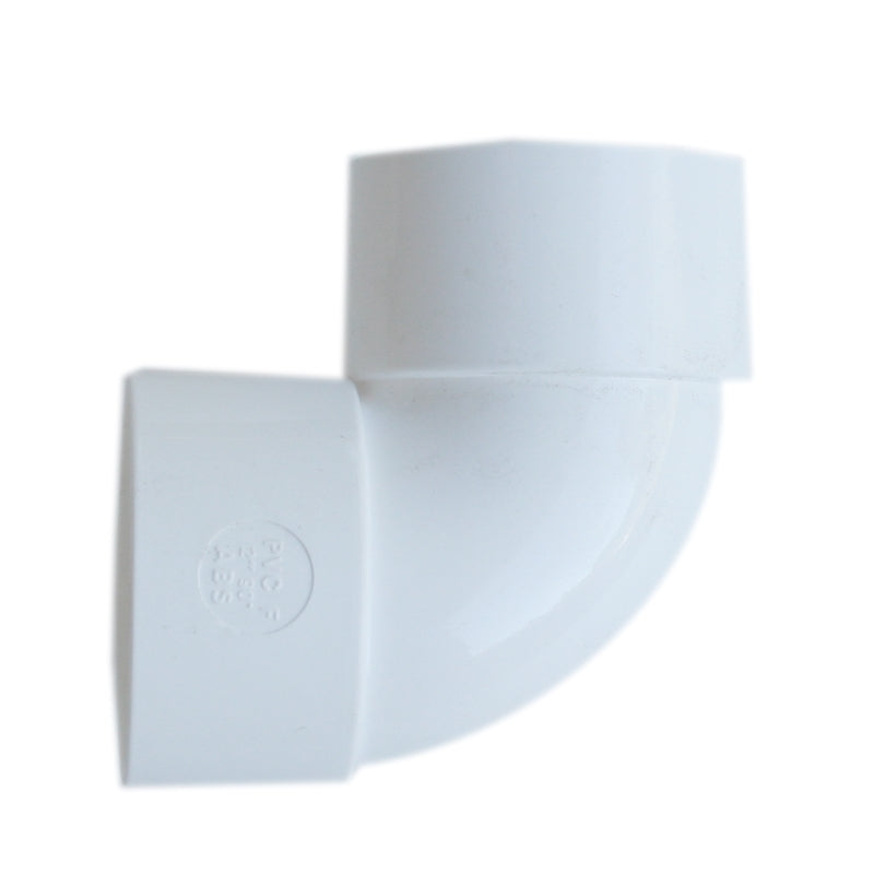White Waste 90deg Elbow - 40mm