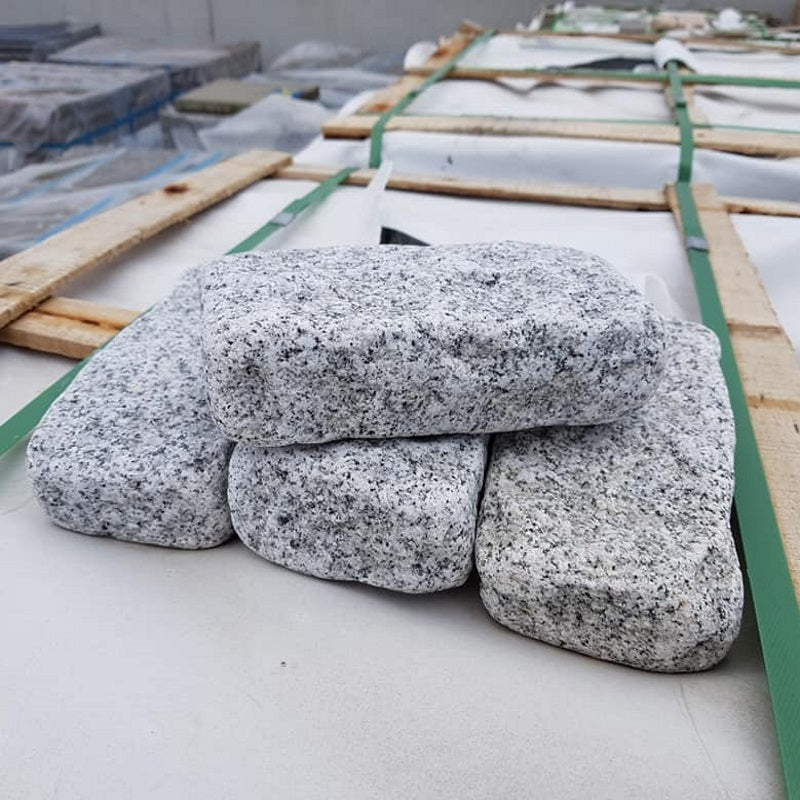 Silver Granite Tumbled Brick