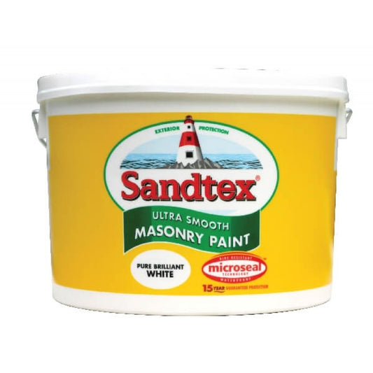 SANDTEX SMOOTH MASONRY WHITE 10L