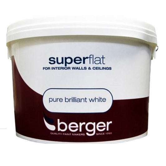 BERGER SUPERFLAT 10L - WHITE
