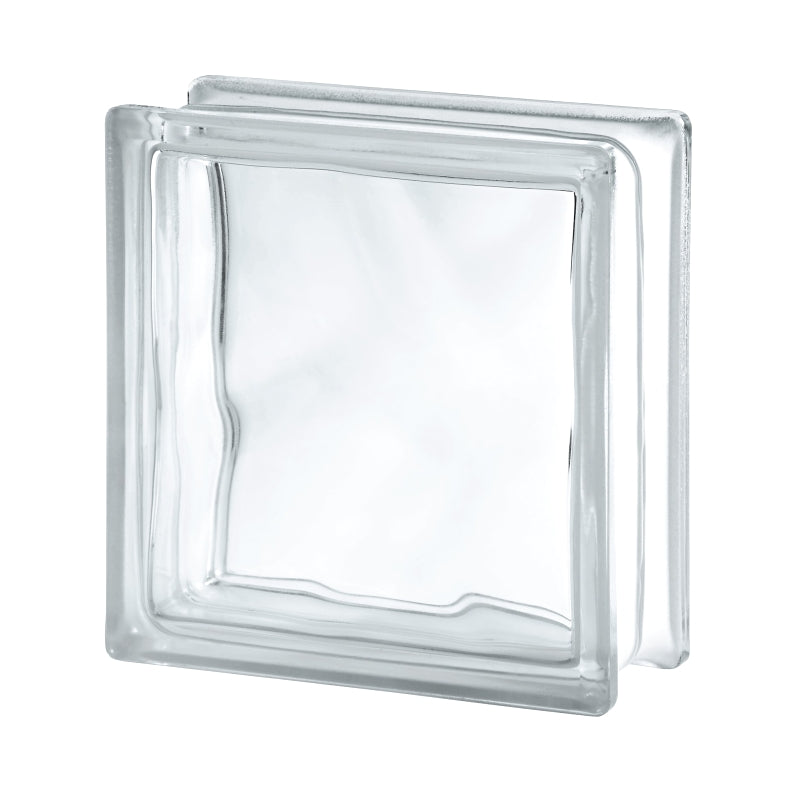Clear Wave Basic Glass Block
