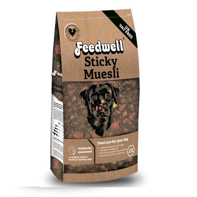 FEEDWELL MUESLI DOG FOOD 15KG