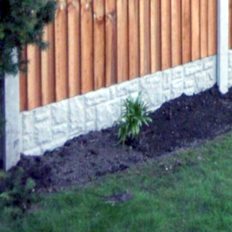 Concrete Gravel Board - Rockface