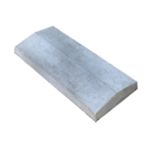 12" Wall Caps Concrete - saddleback