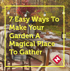 7 Easy Ways To Make Your Garden A Magical Place To Gather