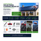 10m Waterfed Extendable Solar Panel Brush Kit
