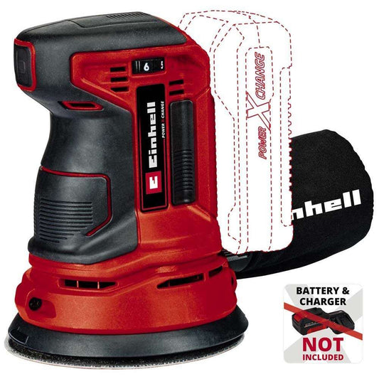 Einhell Power X-Change 18V Cordless 125mm Rotary Sander - Bare