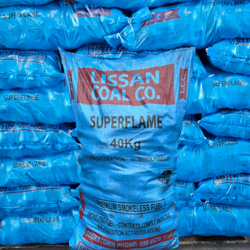 25 x 40KG SUPERFLAME OVOIDS (1 TONNE PALLET)