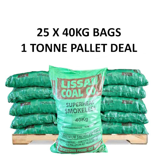 25 x 40KG SUPERHEAT SMOKELESS (1 TONNE PALLET)