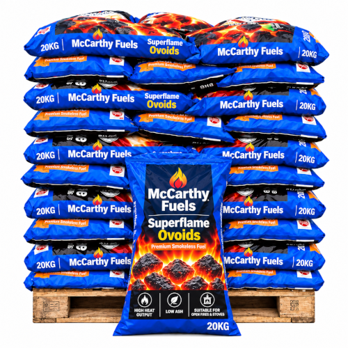 50 x 20KG SUPERFLAME OVOIDS (1 TONNE PALLET)