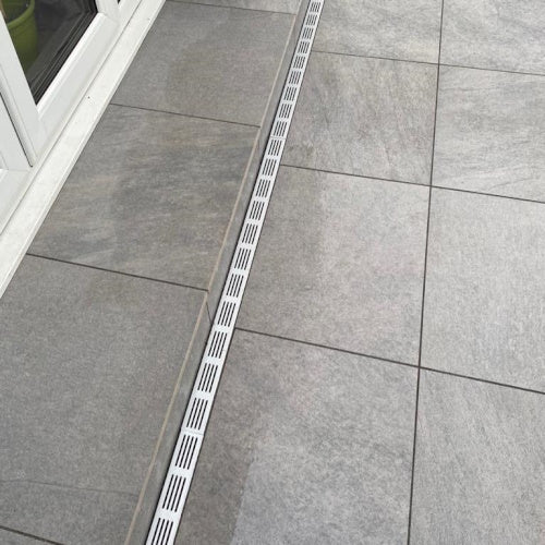 65MM ALUMINIUM GRID ECO DRAIN 1MT