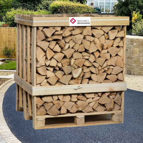 1m3 Crate Kiln Dried Birch Hardwood Logs