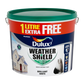 DULUX WEATHERSHIELD SMOOTH MASONRY WHITE - 10L+1L FREE