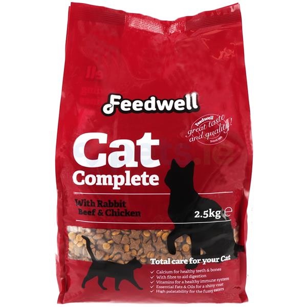 FEEDWELL COMPLETE CAT FOOD 2.5KG